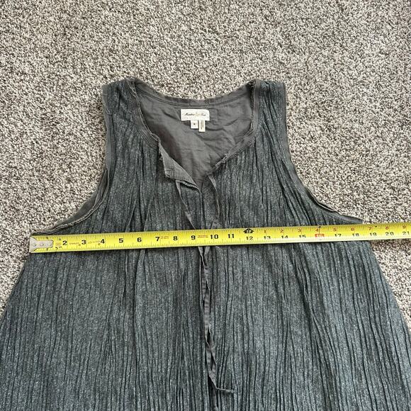 Meadow Rue Anthropologie gray sleeveless textured tank top size M - Picture 13 of 14